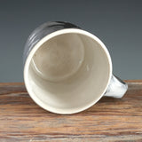 Sasquatch Mug/ Stenciled image, Slip, Glaze
